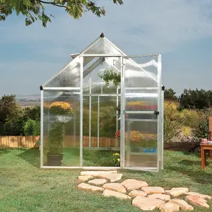 Palram - Canopia Mythos Silver 6x4 Greenhouse