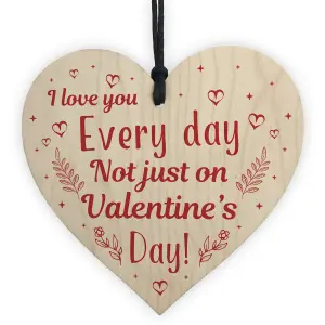 Valentines Gift For Him / Her / Boyfriend / Girlfriend / Husband / Wife Keepsake Wooden Heart