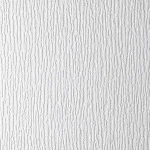 Anaglypta Sherwood White Paintable Stripe Wallpaper Vinyl Embossed Textured