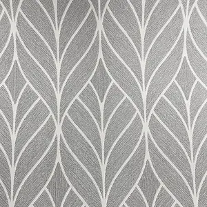 Muriva Grey Geometric Metallic & glitter effect Embossed Wallpaper