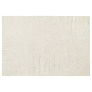 Wool Area Rug 160 x 230 cm Beige DAGARI