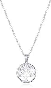 Sterling Silver Tree Of Life Necklace By Philip Jones Jewellery