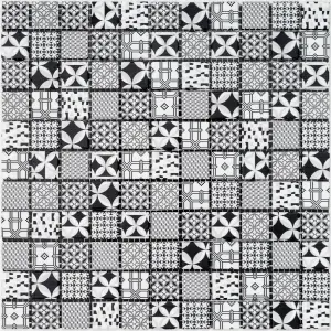 Casablanca Monochrome Self-Adhesive Mosaic Tile