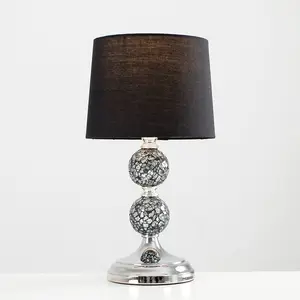 Korbin Metal Table Lamp Black / No Bulb