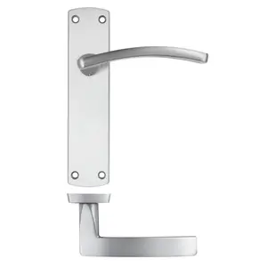 Single Dummy Door Handle Satin Chrome