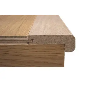 Solid Oak T&G Nosing 60x26mm - 15mm Floors - 0.9m Length - Lacquered