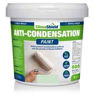 SmartSeal Anti-Condensation Paint, Forest Dawn (2.5L) Bathroom, Kitchen, Bedroom Walls, Ceilings, Stop Moisture & Condensation