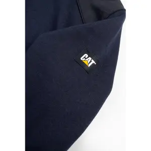 Caterpillar - Essentials Hooded Sweatshirt - Blue - XXL