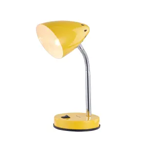 Innoteck Cone Flexible Neck Desk Lamp - Yellow