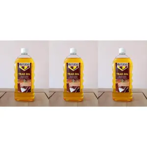 Bartoline 26214670 Teak Oil 1L     26214670 (Pack of 3)