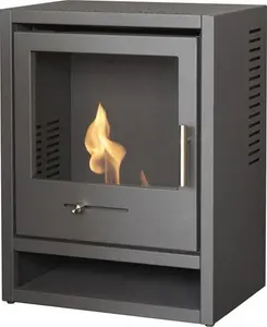 OKO S1 Bio Ethanol Stove In Charcoal Grey