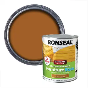 Ronseal Hardwood Natural cedar Furniture Wood stain, 750ml