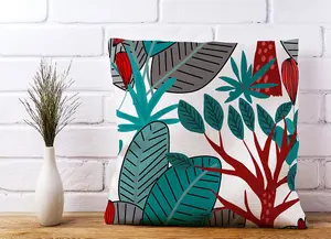 Jungle Exotic Summer Tropical Leaves Cushions 45cm x 45cm