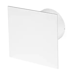 Awenta 100mm Timer Extractor Fan White ABS Front Panel TRAX Wall Ceiling Ventilation