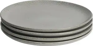 4 Stoneware Dinner Plates - Oslo Tableware By Procook