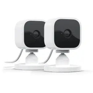 Blink Wi-fi Indoor Swivel & tilt Smart camera in White, Pack of 2