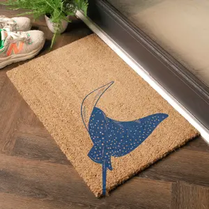 Sting Ray Coir Doormat (60 x 40cm)