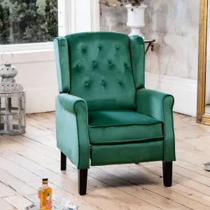 Annapoli Recliner Armchair - Green