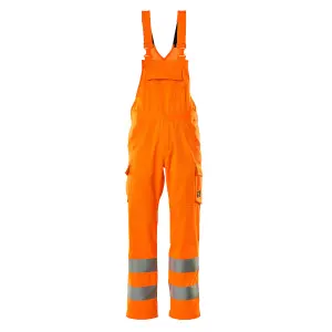 Mascot Safe Light One-Tone Bib & Brace (Hi-Vis Orange)  (30.5) (Leg Length - Long)