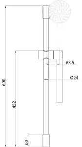 Herz-Unitas a06 PURE Shower kit