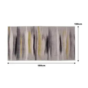 Modern Rectangle Faux Cashmere Geometric Area Rugs Indoor Decoration Rug 100x180 cm