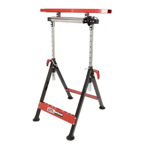 Lumberjack Multifunction 3 in 1 Workstand 200kg Roller V & Work Platform Horse Stand