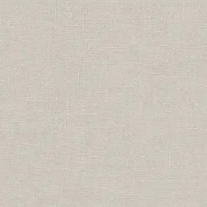 Galerie Natural Fx Silver Grey Hessian Embossed Wallpaper