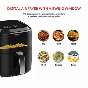 Innoteck Kitchen Pro 5Litre 6 In 1 Digital Air Fryer With View Window