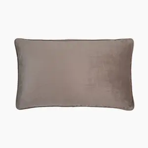 Kaylin Rustic Cotton Cushion - Cotton - L50 x W30 x H1 cm - Brown