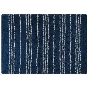 Shaggy Area Rug 160 x 230 cm Blue and White TASHIR