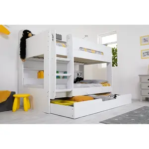 Eakes Single (3') Standard Bunk Bed with Trundle