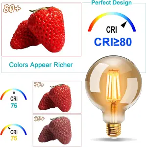 Extrastar 6W Filament Light Bulb E27, 2200K AG806W