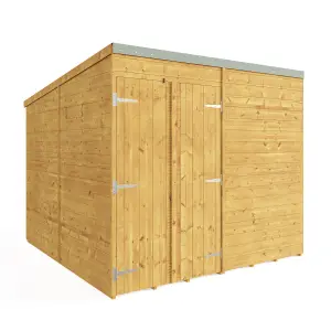 BillyOh Expert Tongue and Groove Pent Workshop - Pressure Treated - 8x8 - Windowless