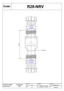 McAlpine R28-NRV Non-Return Valve with 19/23mm Universal Connections