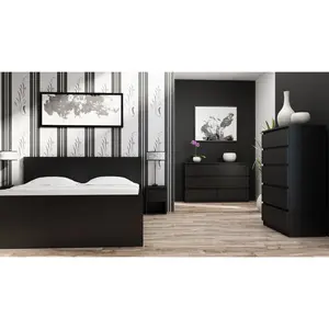 Tonya 5 Drawer 70cm Chest of Drawers Black