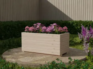 WoodyBloom1 Wooden Planter, 1000x500x445