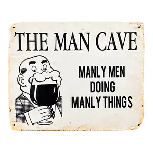 Wong Man Cave Manly Men Doing Manly Things Signs and Plaques