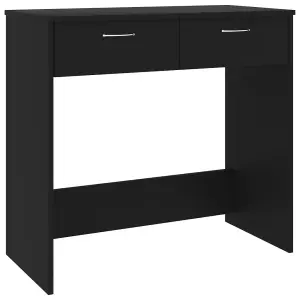 Berkfield Desk Black 80x40x75 cm Engineered Wood