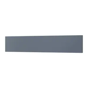 GoodHome Alisma Matt blue slab Standard Appliance Filler panel (H)115mm (W)597mm