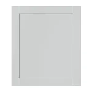 GoodHome Ashmead Matt dove grey Shaker Appliance Cabinet door (W)600mm (H)687mm (T)16mm