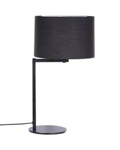 Beliani Modern Table Lamp Black BALDWIN