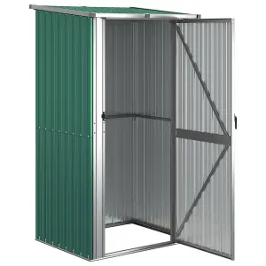 Berkfield Garden Shed Green 118.5x97x209.5 cm Galvanised Steel