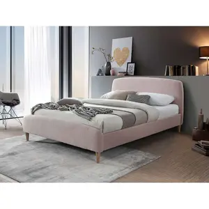 Birlea Otley Double Bed Blush Pink