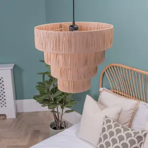 ValueLights Raffi Natural Ceiling Pendant Shade