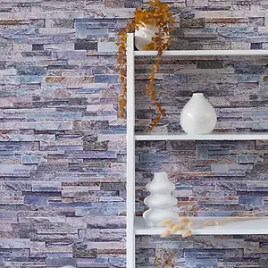 d-c-fix Stone Wall Grey 3D Splashback Wallpaper for Kitchen and Bathroom 4m(L) 67.5cm(W)