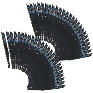 240mm Reciprocating Saw Blade 5 TPI Cutting Wood Extra Sharp Fast Cut 50pk