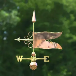 Espira 9628P Banner Farmhouse Copper Weathervane