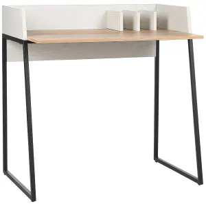 Beliani Modern Home Office Desk White ANAH