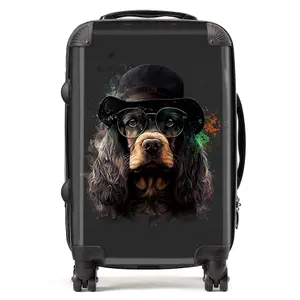 English Cocker Spaniel Splashart Suitcase - Cabin