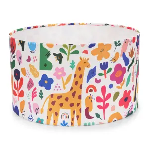 ValueLights Kids Bright Floral Easy Fit Ceiling Light Shade